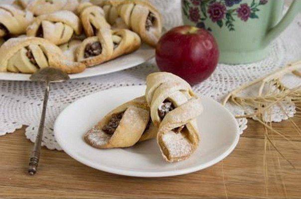 Рецепт Печенье с яблоками и орехами Готовим Выпечка Печенье с яблоками и орехами