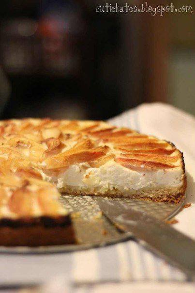 Рецепт Персиковый тарт с творожной начинкой  шаг-2