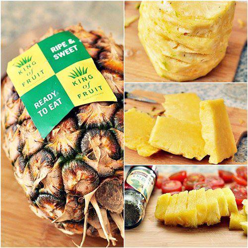 Рецепт Пирог с ананасом, помидорами и сыром бри шаг-8