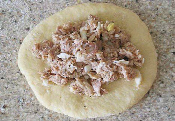 Рецепт Пирожки с курицей  шаг-2