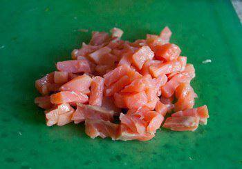 Рецепт Профитроли со сливочным сыром и лососем шаг-3