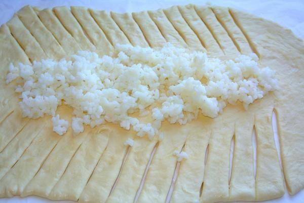 Рецепт Рыбный пирог с рисом шаг-3