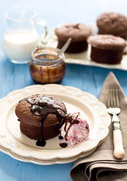 Рецепт Шоколадные кексы «Миссисипи» шаг-1