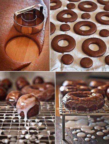Рецепт Шоколадные пончики шаг-1