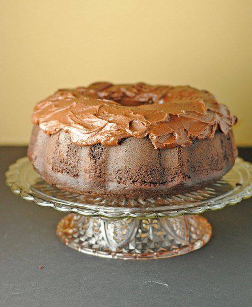Рецепт Шоколадный кекс с шоколадной глазурью шаг-1