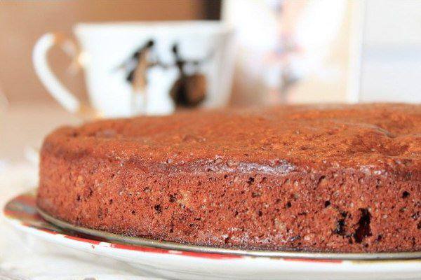 Рецепт Шоколадный пирог с вишней  шаг-4