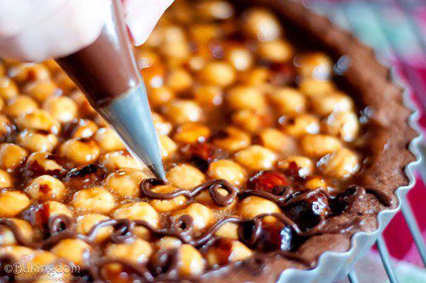 Рецепт Шоколадный тарт с фундуком  шаг-4