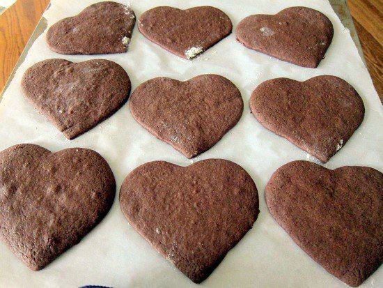 Рецепт Шоколадно-коричные «сердца»  шаг-4
