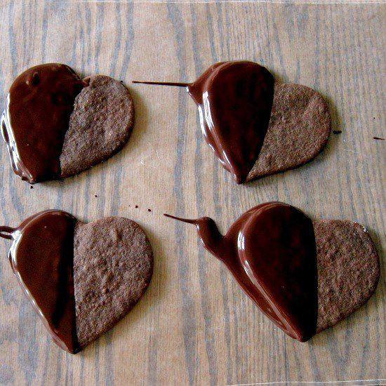 Рецепт Шоколадно-коричные «сердца» шаг-5