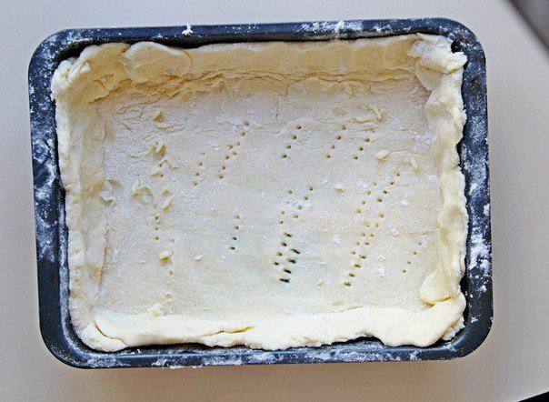 Рецепт Творожный пирог с грушами и орехами шаг-5