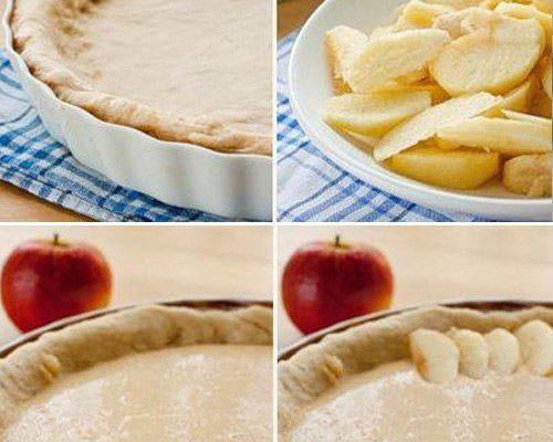 Рецепт Яблочный пирог с голубикой шаг-3
