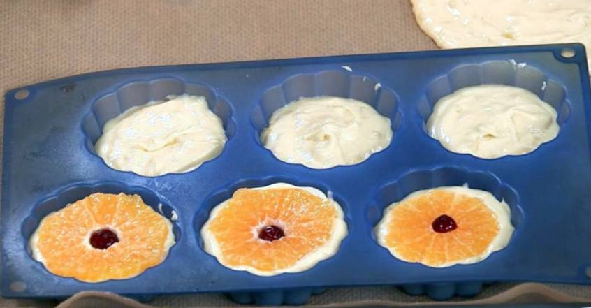 Рецепт Имбирные кексы с мандаринами шаг-3