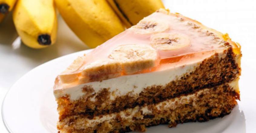 Рецепт Медовый торт с бананами шаг-1