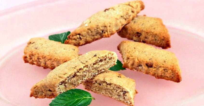 Рецепт Овсяное печенье с орехами шаг-1