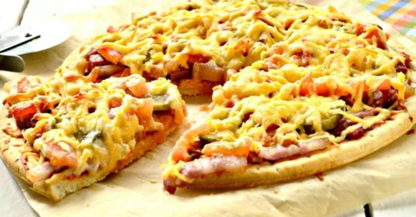 Рецепт Пицца с беконом шаг-3