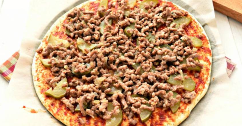 Рецепт Пицца с фаршем шаг-5