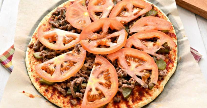 Рецепт Пицца с фаршем шаг-6