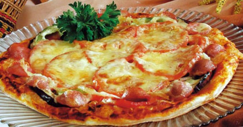 Рецепт Пицца с овощами шаг-1