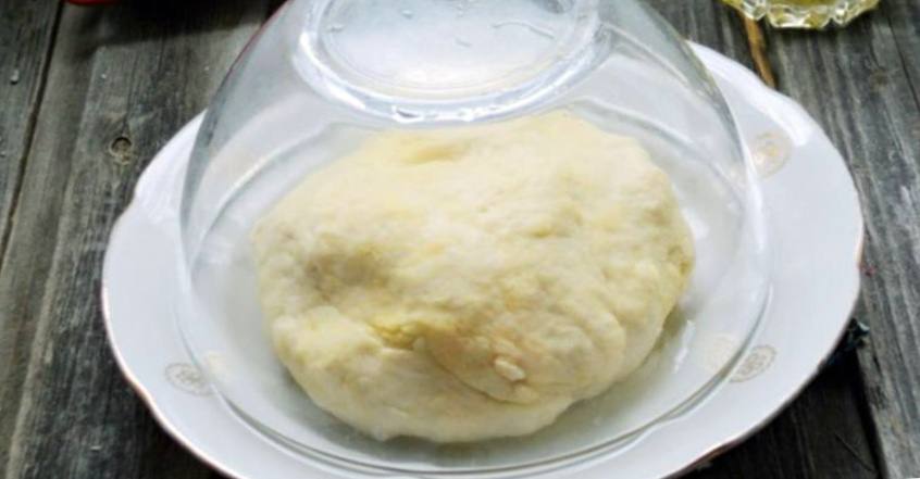 Рецепт Пирожки с печёночным паштетом и картофелем шаг-3