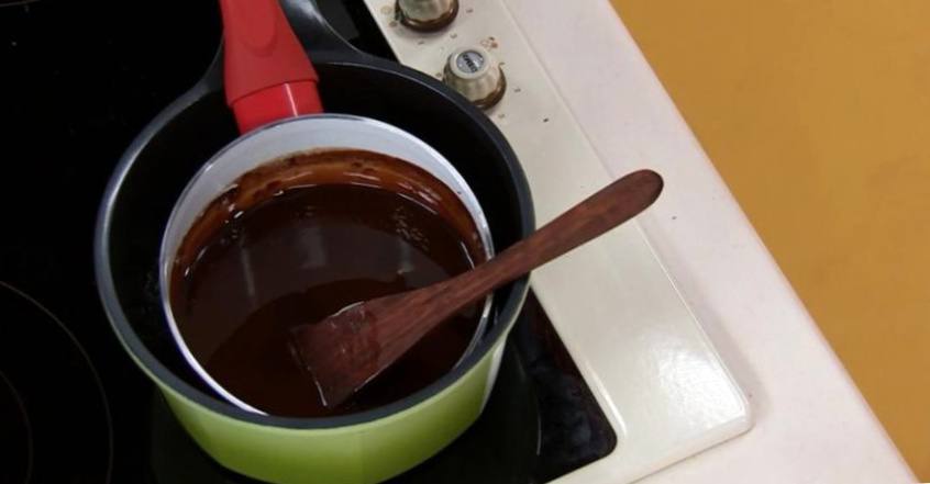 Рецепт Пирожные с горячим шоколадом шаг-1