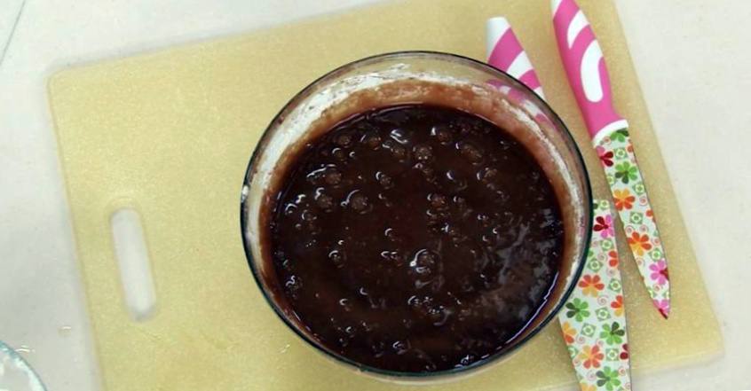 Рецепт Пирожные с горячим шоколадом шаг-3