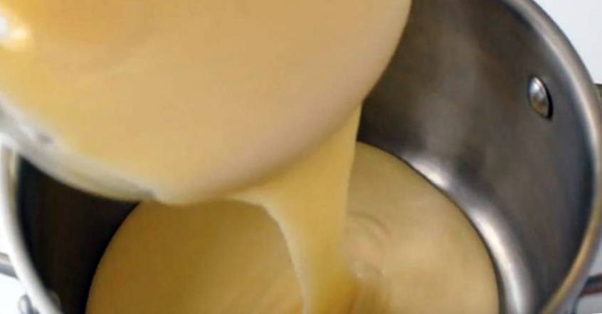 Рецепт Торт «Наполеон» с заварным желтковым кремом шаг-3