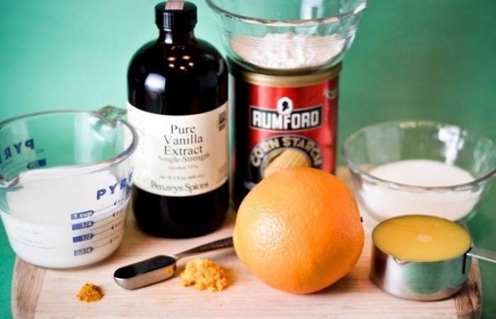 Рецепт Апельсиновые капкейки шаг-1