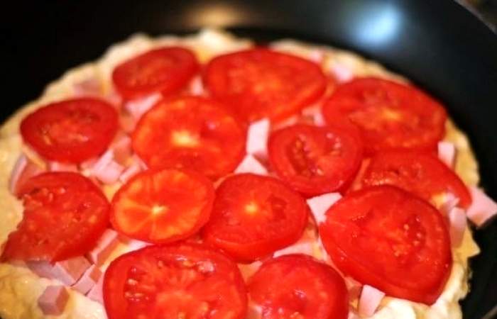 Рецепт Быстрая пицца на сковороде шаг-5