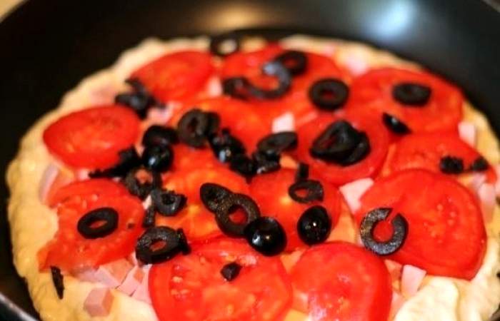 Рецепт Быстрая пицца на сковороде шаг-6