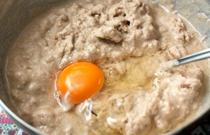 Рецепт Гречневые галетты (блинчики) с яйцом  шаг-2