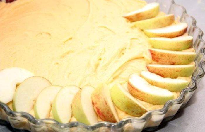 Рецепт Кукурузный пирог с яблоками  шаг-4