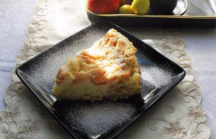 Рецепт Нежная шарлотка с яблоками Готовим Выпечка Нежная шарлотка с яблоками
