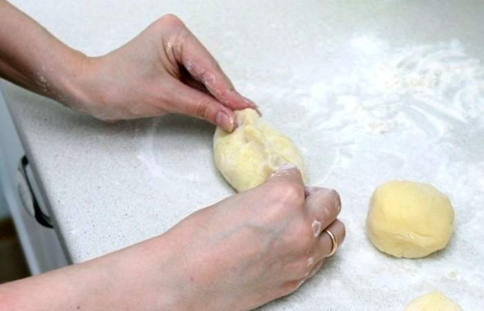 Рецепт Пирожки с грибами из картофельного теста шаг-11