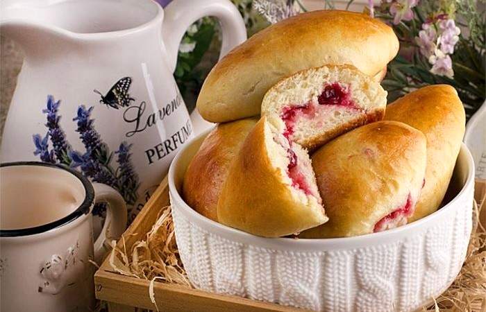 Рецепт Пирожки с клюквой Готовим Выпечка Пирожки с клюквой