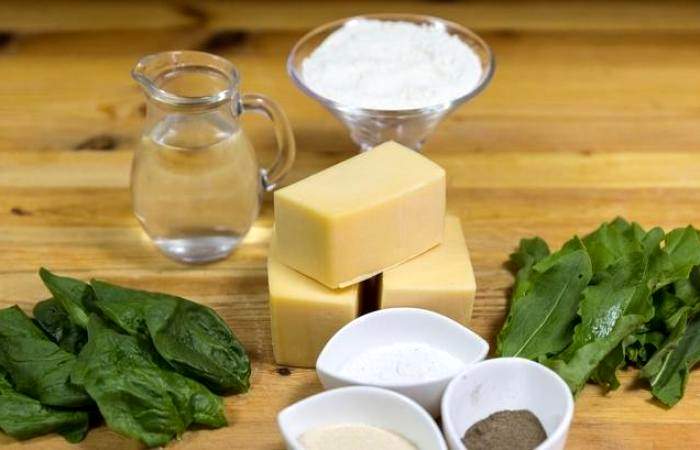Рецепт Пишлок-гумма с сыром и зеленью шаг-1