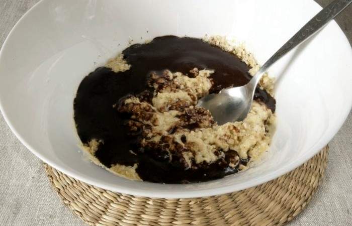 Рецепт Шоколадный пирог с фундуком шаг-6