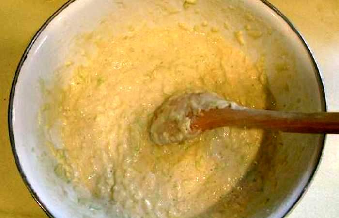 Рецепт Сладкие оладьи из кабачков  шаг-4