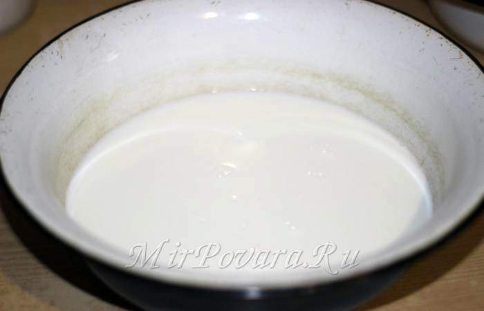 Рецепт Тонкие блинчики на молоке шаг-1