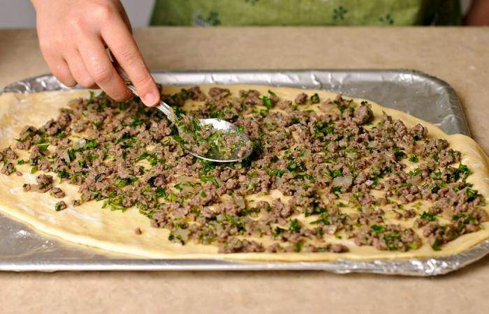 Рецепт Турецкая пицца «Пиде» шаг-12