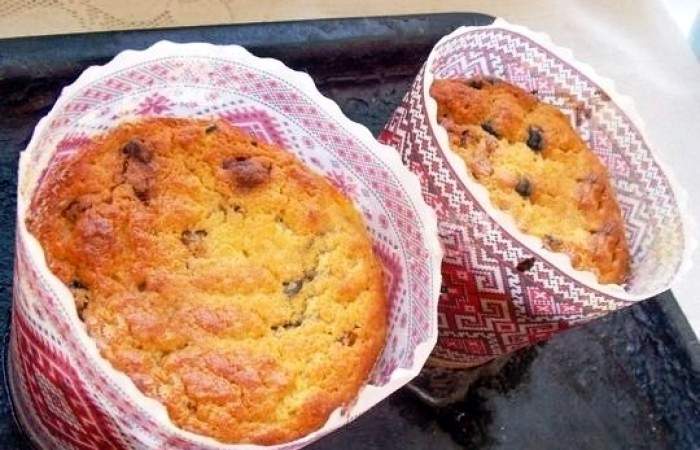 Рецепт Творожный кулич с шоколадом и сухофруктами Готовим Выпечка Творожный кулич с шоколадом и сухофруктами