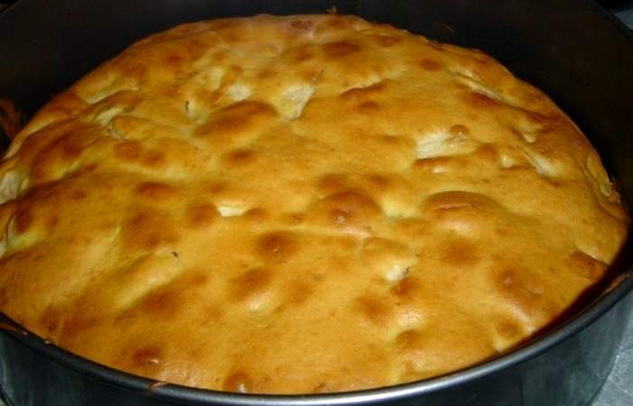 Рецепт Яблочный пирог на кефире шаг-9