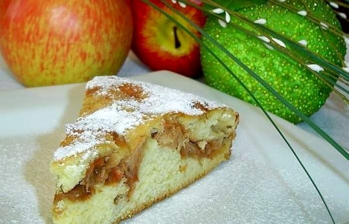 Рецепт Яблочный пирог на кефире шаг-10