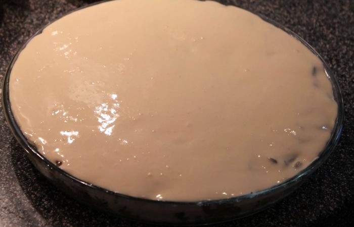 Рецепт Заливной пирог с картофелем и грибами  шаг-4