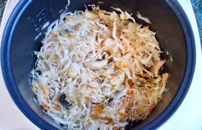 Рецепт Жареные пирожки с капустой и грибами шаг-5