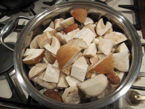Рецепт Маринованные белые грибы шаг-1