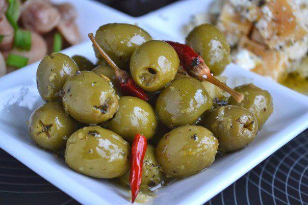Рецепт Маринованные оливки Готовим Консервация Маринованные оливки