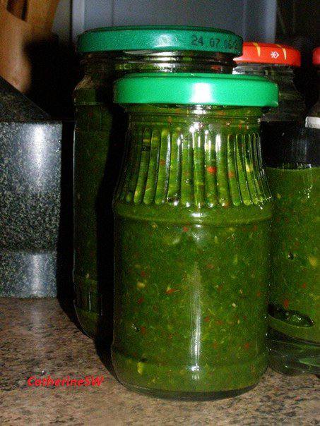 Рецепт Зеленая аджика Готовим Консервация Зеленая аджика