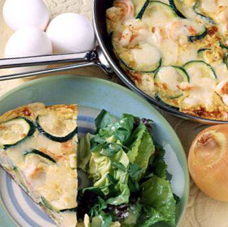 Рецепт Фриттата из цуккини с розмарином и пармезаном Готовим Закуски Фриттата из цуккини с розмарином и пармезаном