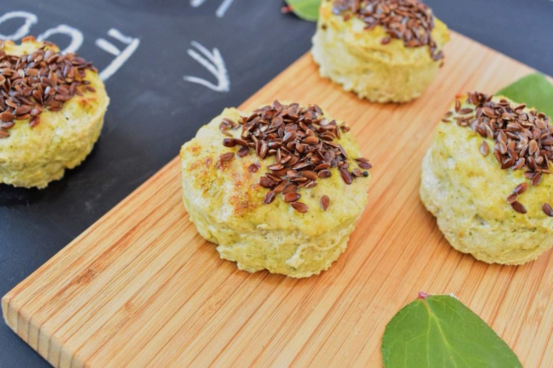 Рецепт Куриные маффины с брокколи Готовим Закуски Куриные маффины с брокколи