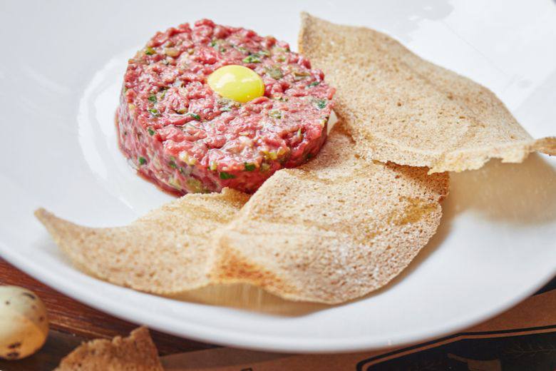 Рецепт Тартар из говядины классический Готовим Закуски Тартар из говядины классический
